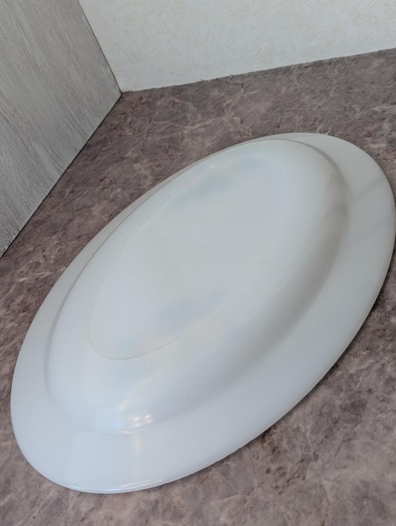 ヴィンテージ パイレックス / フェニックス 　ミルクガラス　イエローローズ