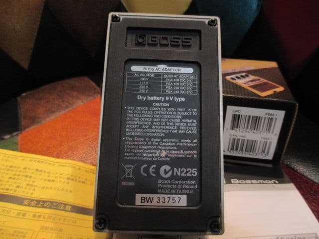 ほぼ新品 BOSS ’59 BASSMAN ベースマン FBM‐1 エフェクター
