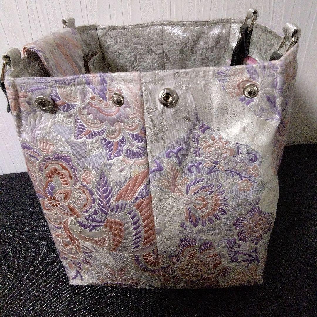 和、洋装3wayハンドバッグ正絹袋帯リメイク