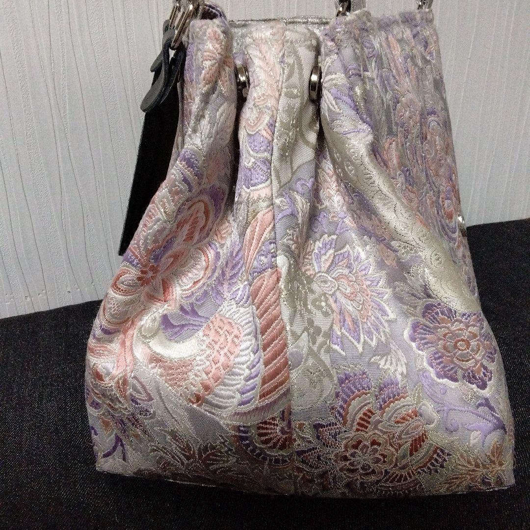 和、洋装3wayハンドバッグ正絹袋帯リメイク