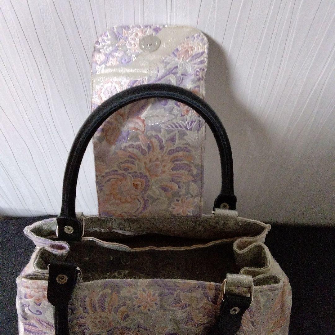 和、洋装3wayハンドバッグ正絹袋帯リメイク