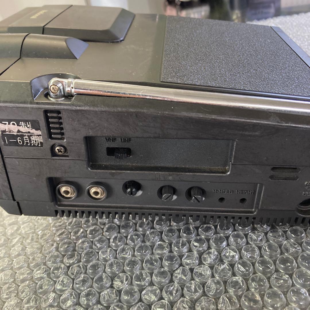 ナショナル　1979年製　小型ブラウン管白黒テレビ　TR-4010