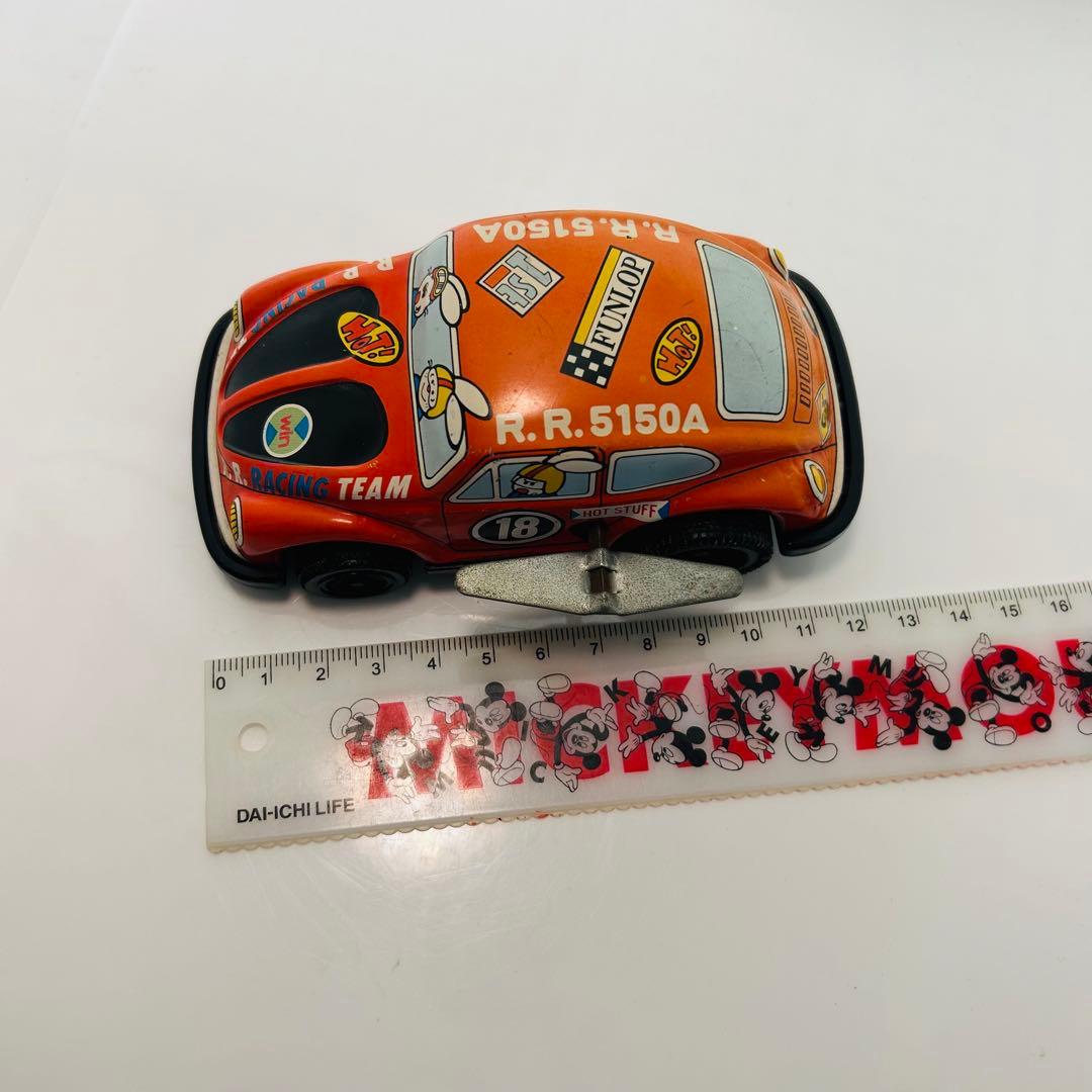 昭和レトロ サンリオ ブリキ ゼンマイ自動車 フォルクスワーゲン ビートル