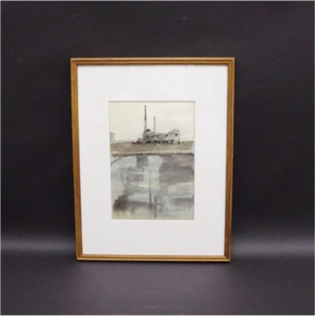 作者不詳 リトグラフ 水彩画 風景画 絵画 美術品 アート 美術 芸術 肉筆画