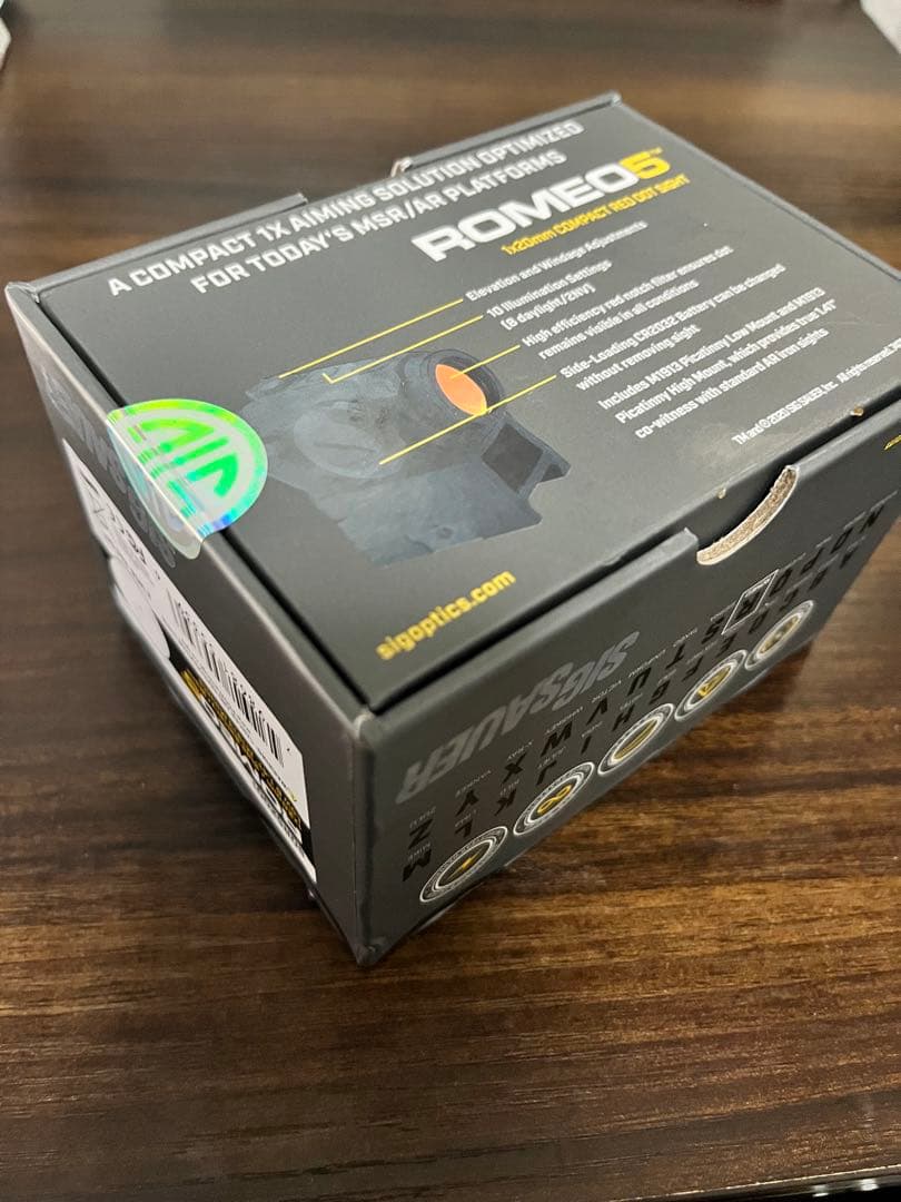 新品 SIG SAUER ROMEO5 ドットサイト レプリカ