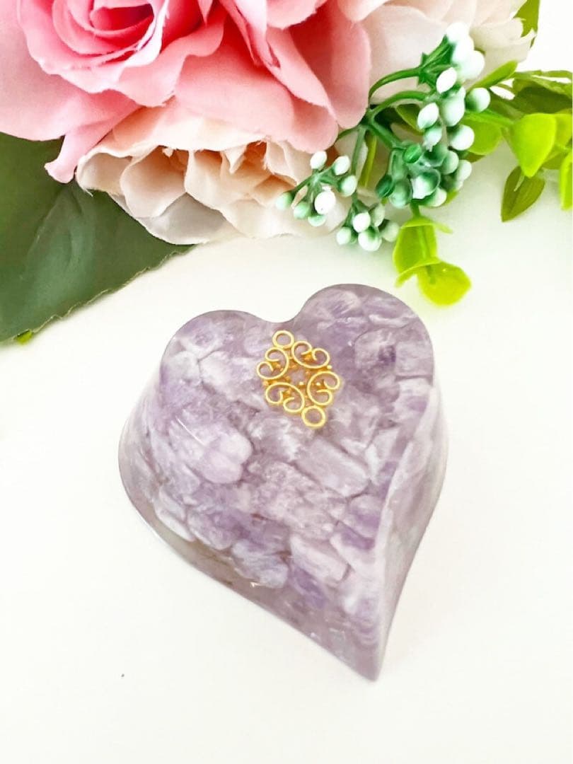 【オルゴナイト】ラベンダーアメジスト入り