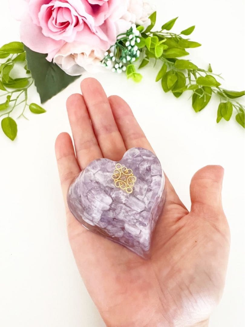 【オルゴナイト】ラベンダーアメジスト入り