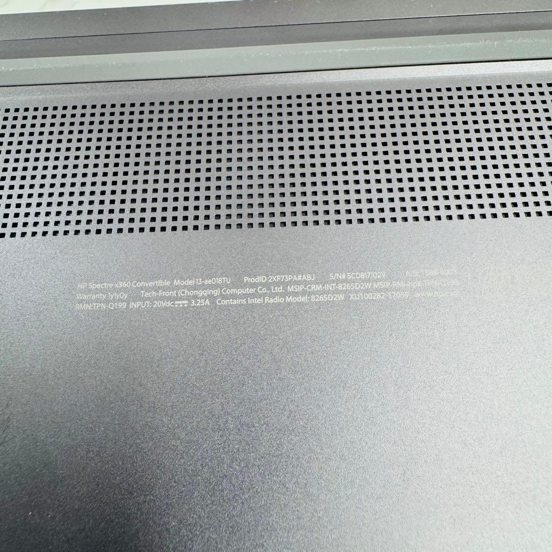 バッテリー100% HP Spectre X360 13-ae018TU PC