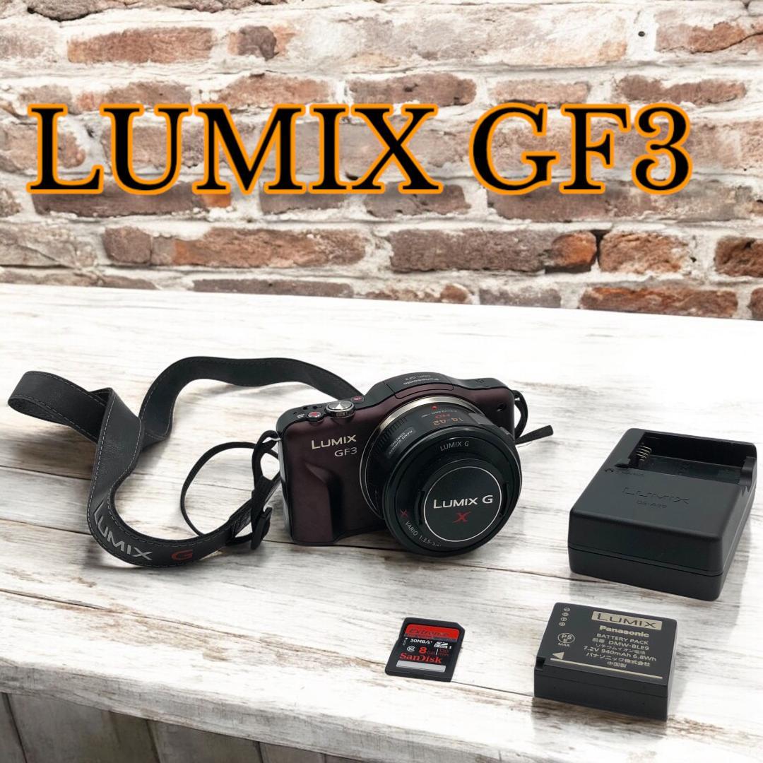PANASONIC　LUMIX GF3 14-42mmレンズ付き
