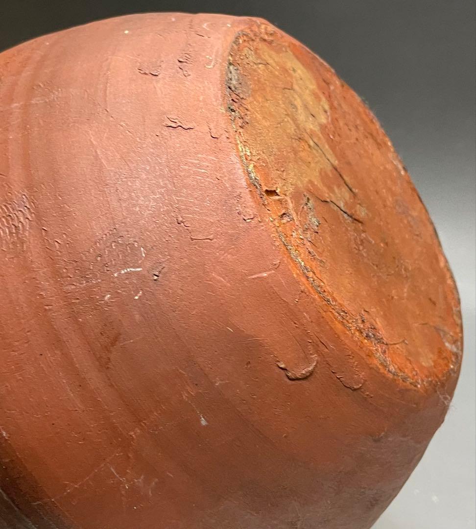 古備前　鶴首徳利　一輪生　窯印あり　u5120