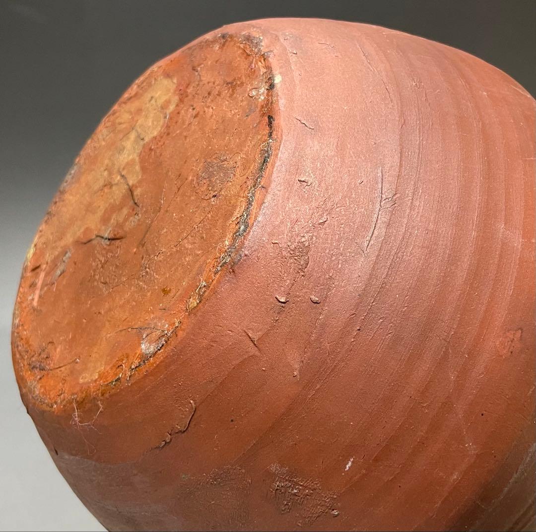 古備前　鶴首徳利　一輪生　窯印あり　u5120