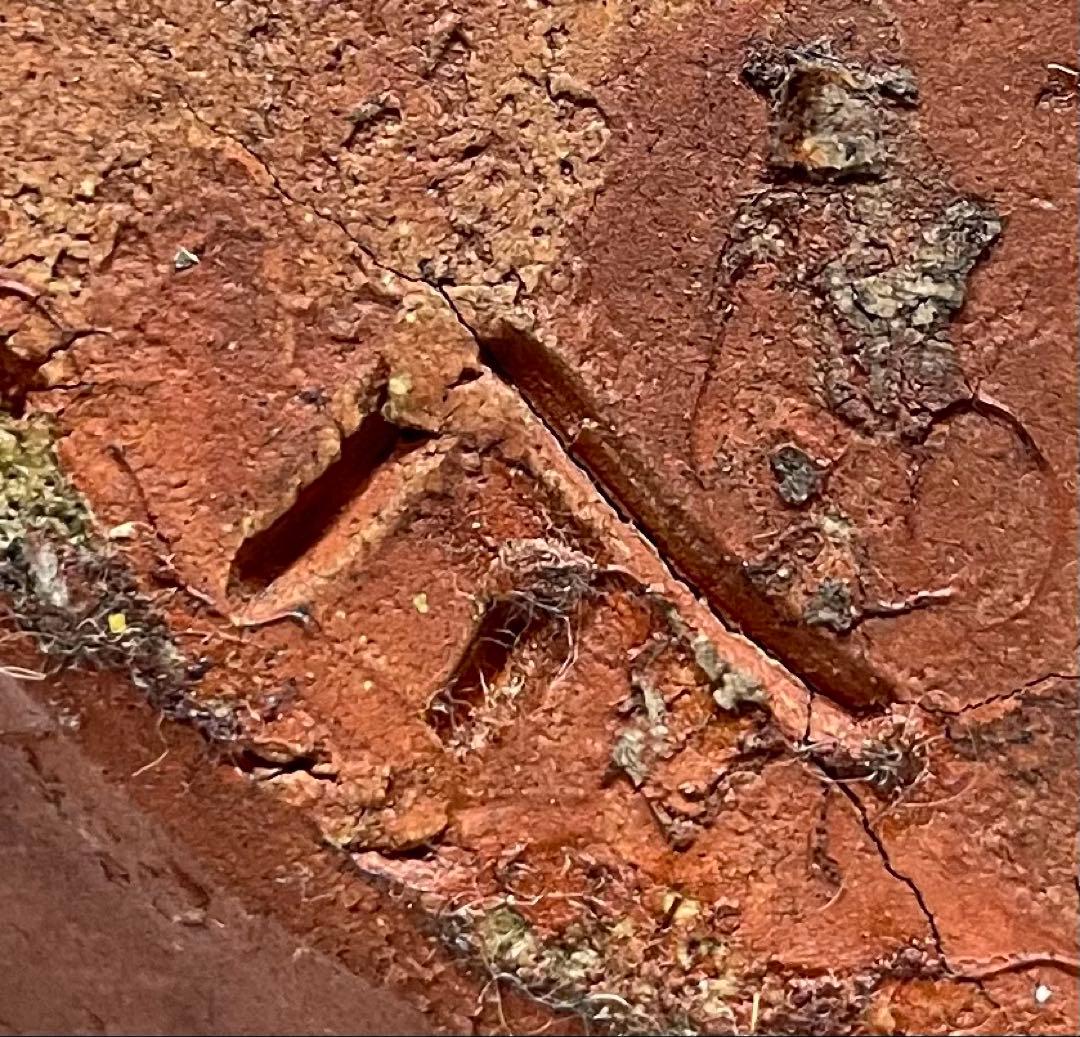 古備前　鶴首徳利　一輪生　窯印あり　u5120