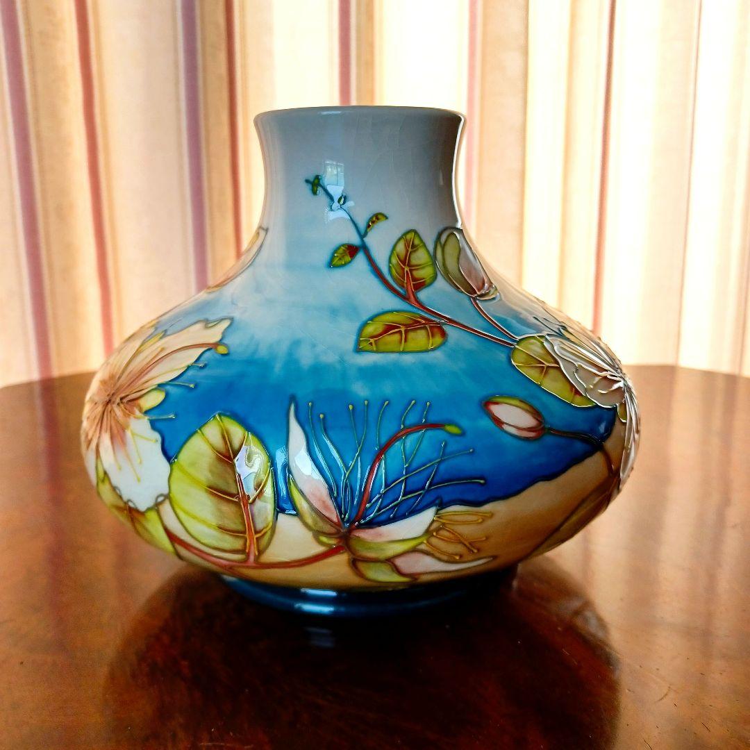 【ヴィンテージ・100部限定品】 英国MOORCROFT 花瓶