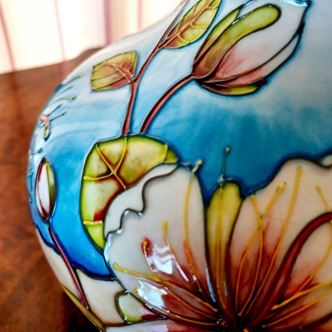 【ヴィンテージ・100部限定品】 英国MOORCROFT 花瓶