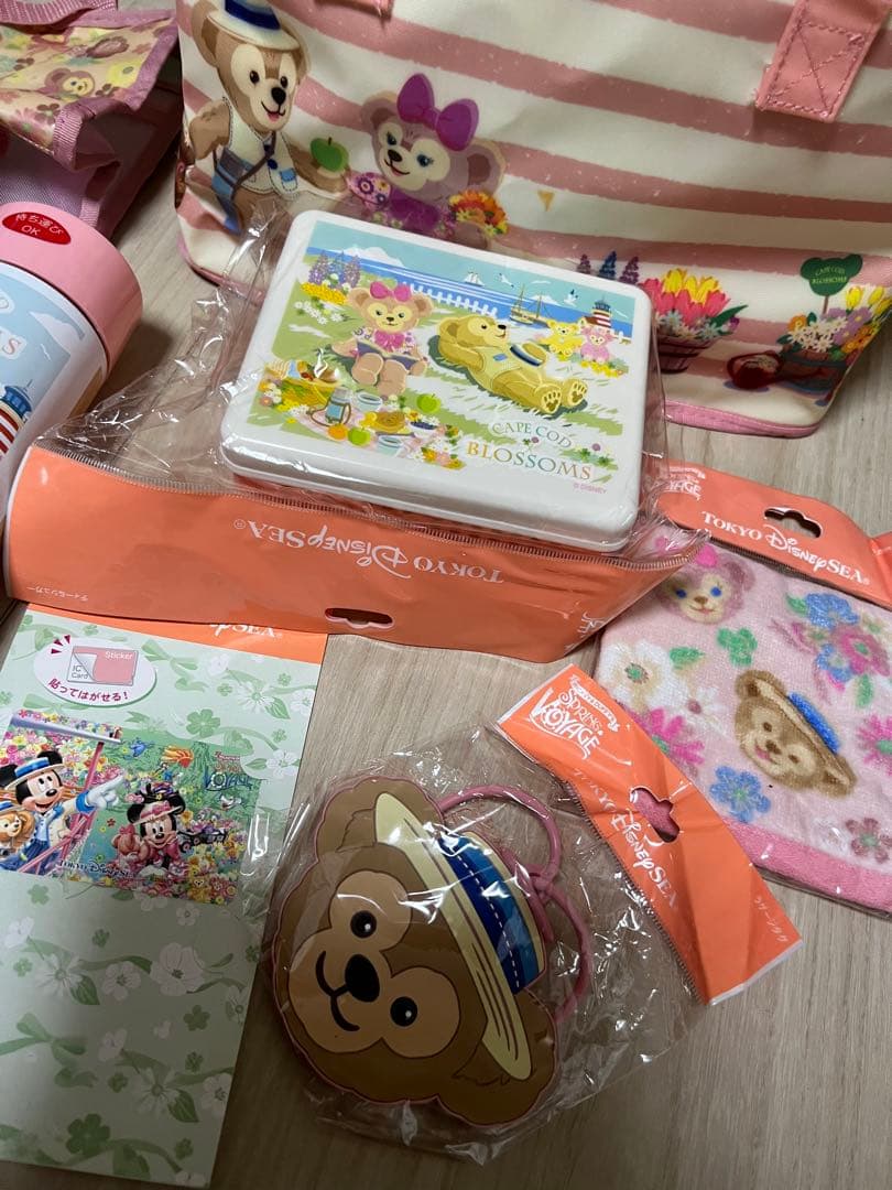 未使用　ダッフィー 8点まとめ売り　スプリングヴォヤッジ　グッズ　春　ピンク