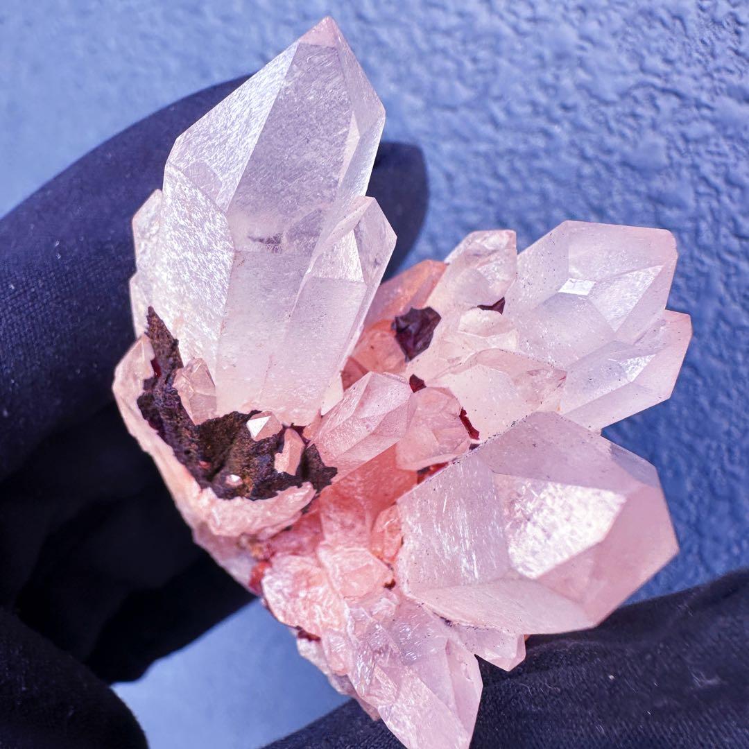 爆アレ❗️可愛いピンク♡超綺麗マダガスカル産パイナップルピンククラスターA1468