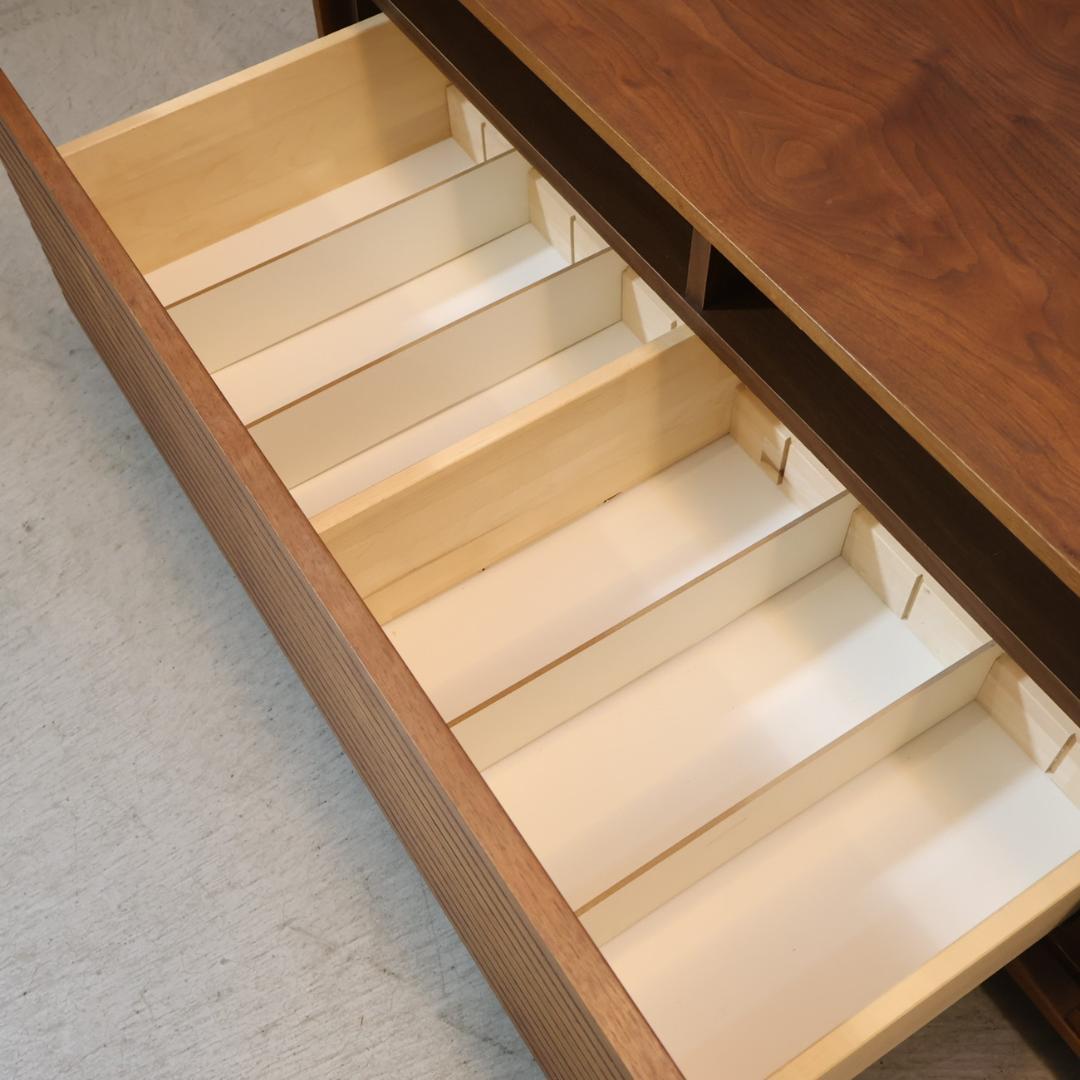 広松木工 VERA CREPA ウォールナット材 テレビボード ローボード 収納