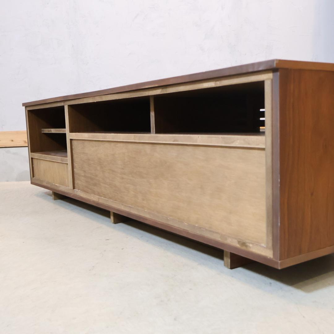 広松木工 VERA CREPA ウォールナット材 テレビボード ローボード 収納