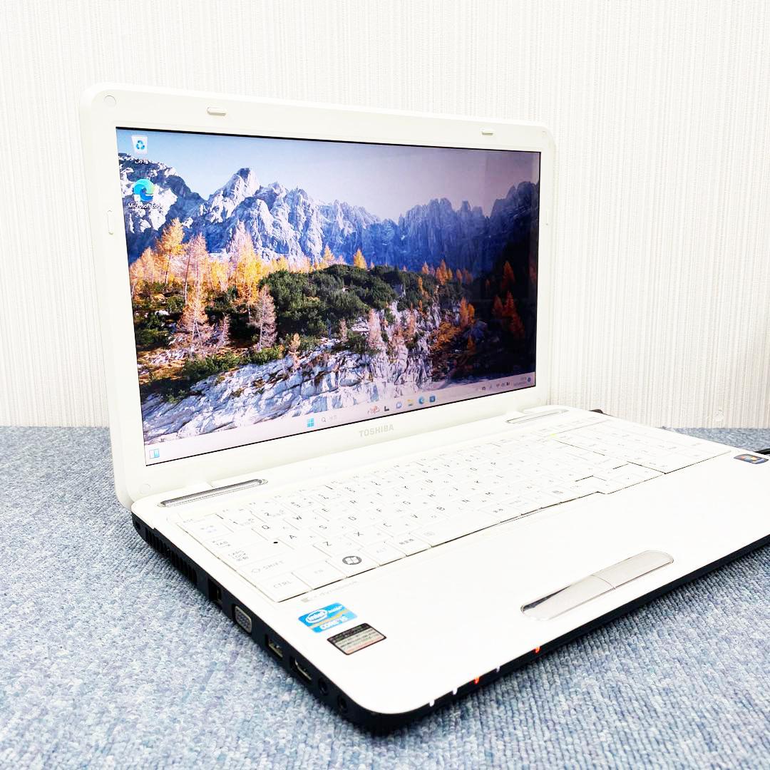 ノートパソコン　Windows11　オフィス付き　爆速SSD搭載