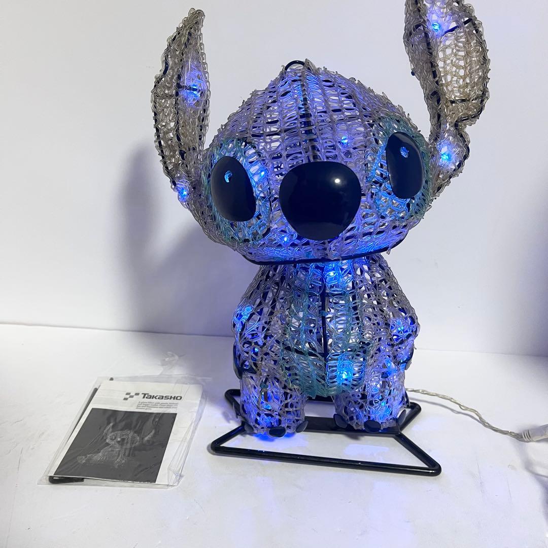 スティッチ フィギュア LED 3D モチーフライト イルミネーションクリスマス