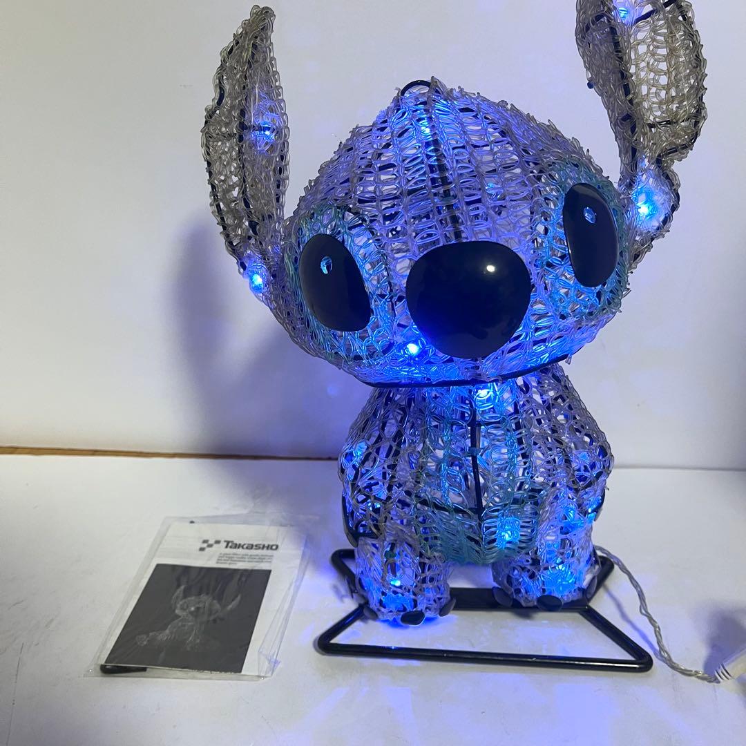スティッチ フィギュア LED 3D モチーフライト イルミネーションクリスマス