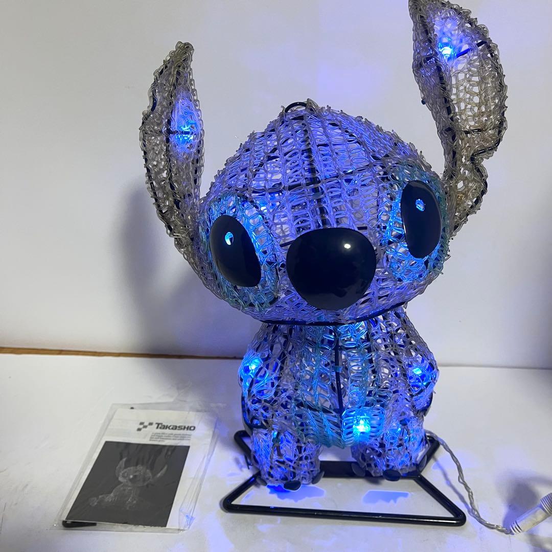スティッチ フィギュア LED 3D モチーフライト イルミネーションクリスマス