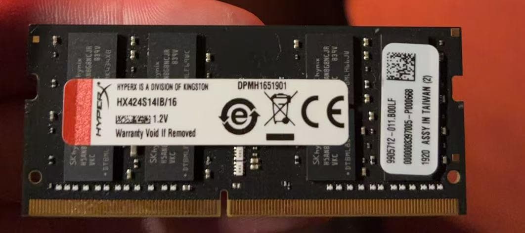 HyperX Impact DDR4 16GB メモリ 未検品