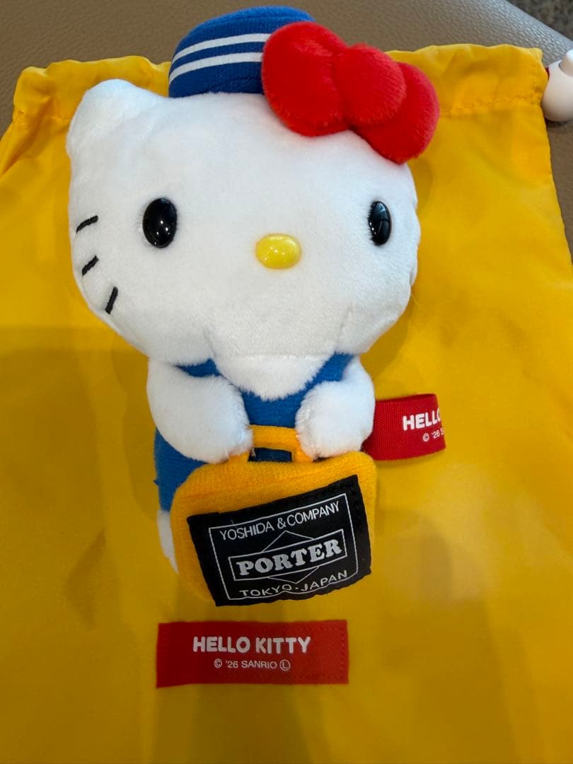 HELLO KITTY x PORTER SOFT TOY ぬいぐるみ 新品