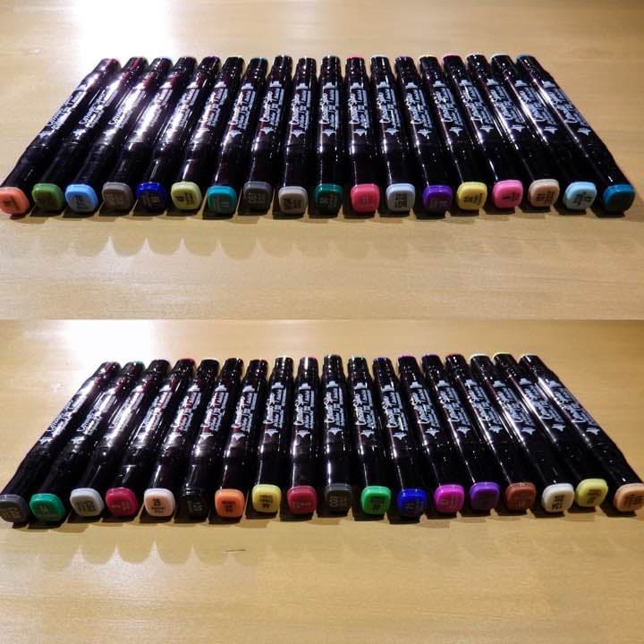 【新品・36本セット】コピック入門用として最適なアルコールマーカー ハードケース