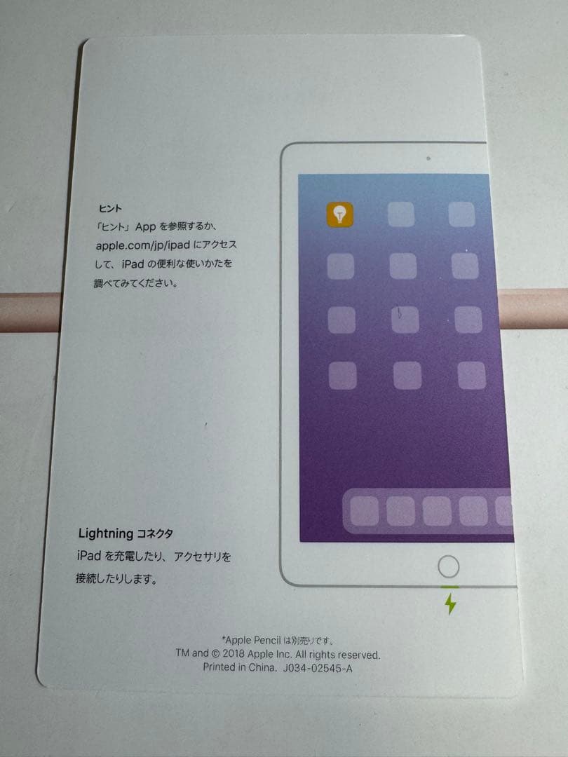 iPad (第6世代) 128GB Wi-Fiモデル A1893 ゴールド