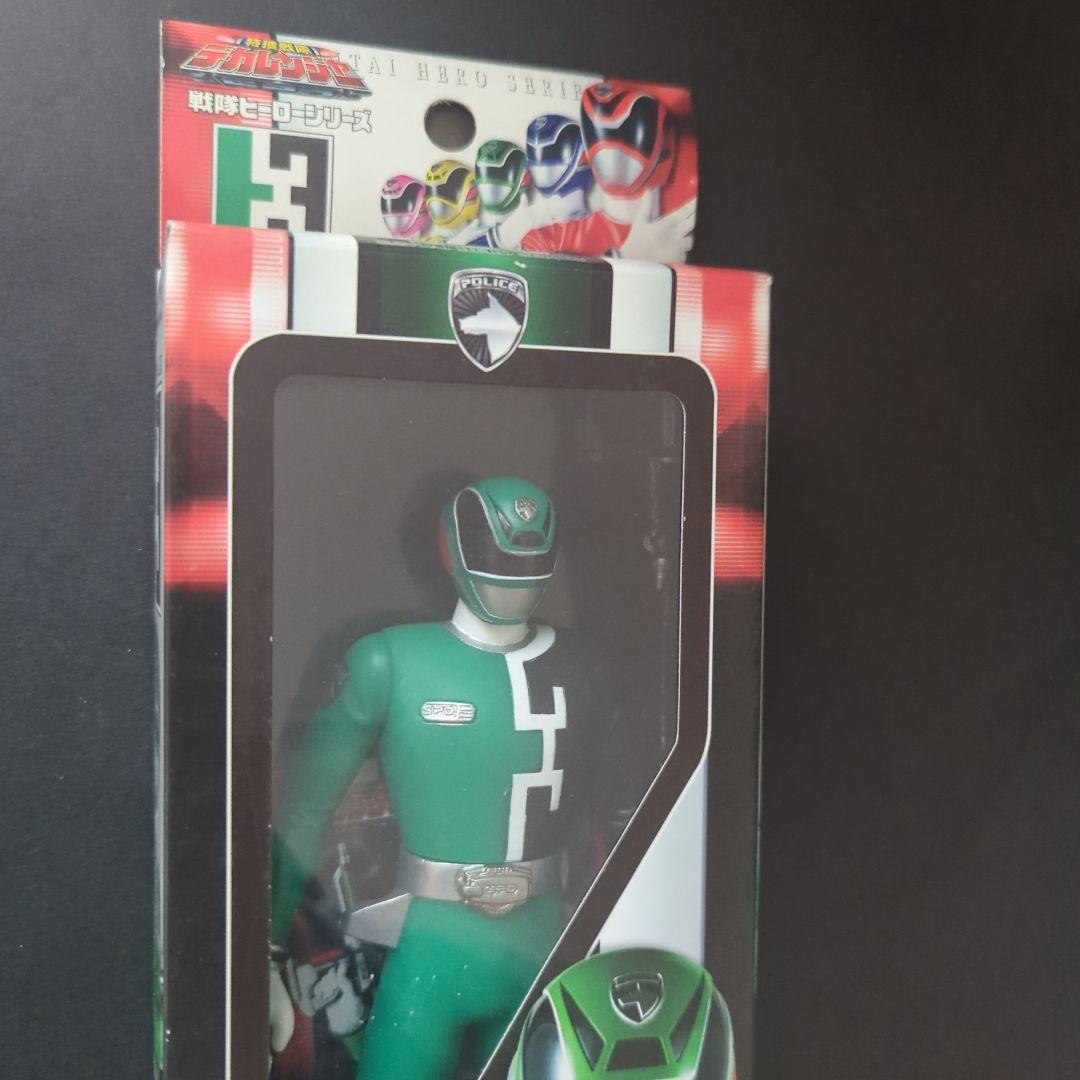 【新品・未開封】戦隊ヒーローシリーズ　ソフビ　デカレンジャー　デカグリーンセット