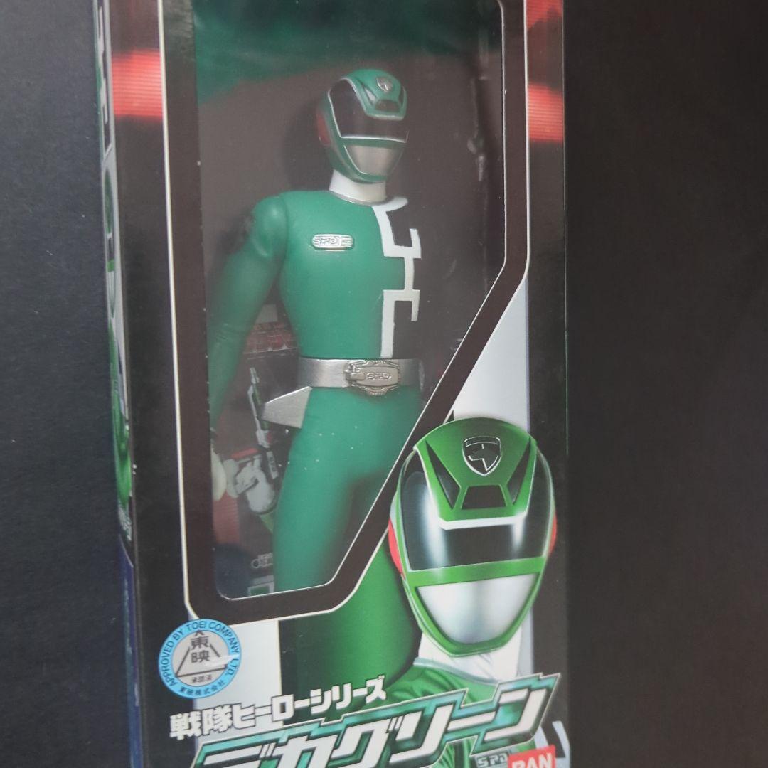【新品・未開封】戦隊ヒーローシリーズ　ソフビ　デカレンジャー　デカグリーンセット