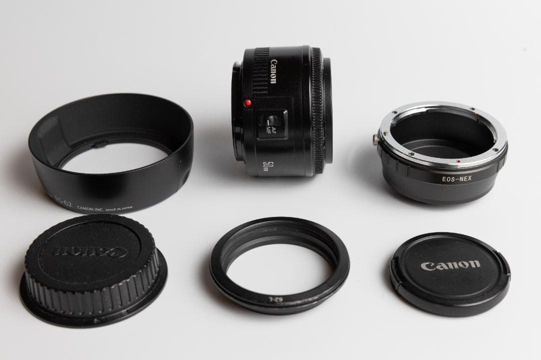 Canon EF50mm F1.8 Ⅱ+フード他