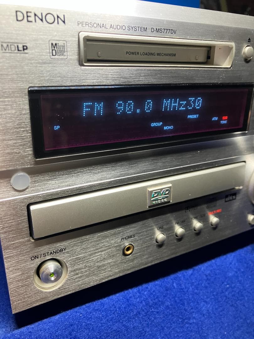 【DENON】D-MS777DV DVD/CD, MD　パーソナルデッキ