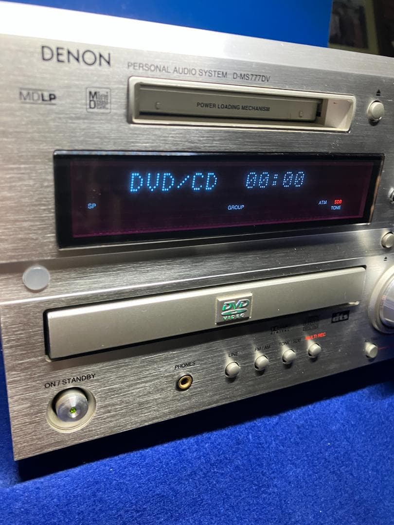 【DENON】D-MS777DV DVD/CD, MD　パーソナルデッキ
