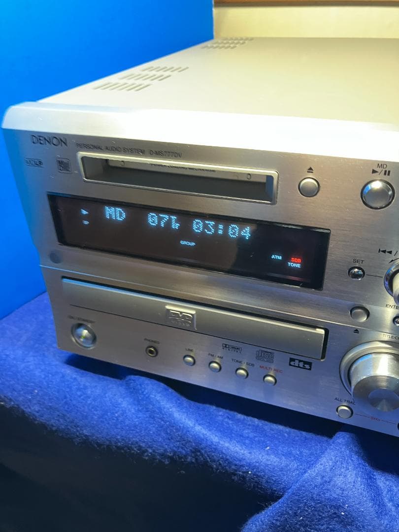 【DENON】D-MS777DV DVD/CD, MD　パーソナルデッキ