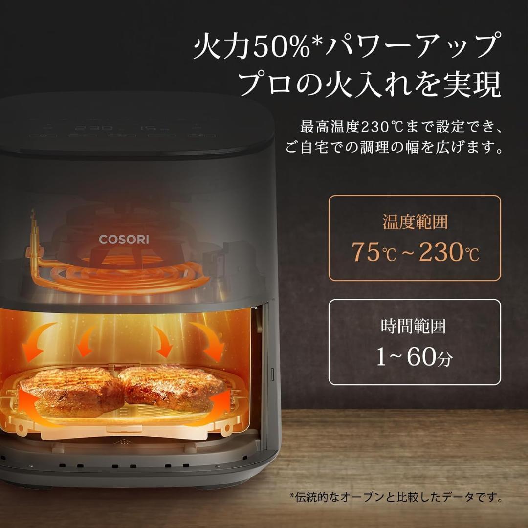 【開封・未使用】COSORI ノンフライヤー エアフライヤー 4.7L #3