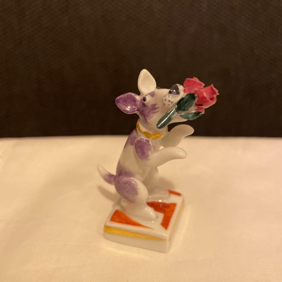 マイセン置物⭐︎戌フィギュア干支シリーズ手びねりMeissen 美品