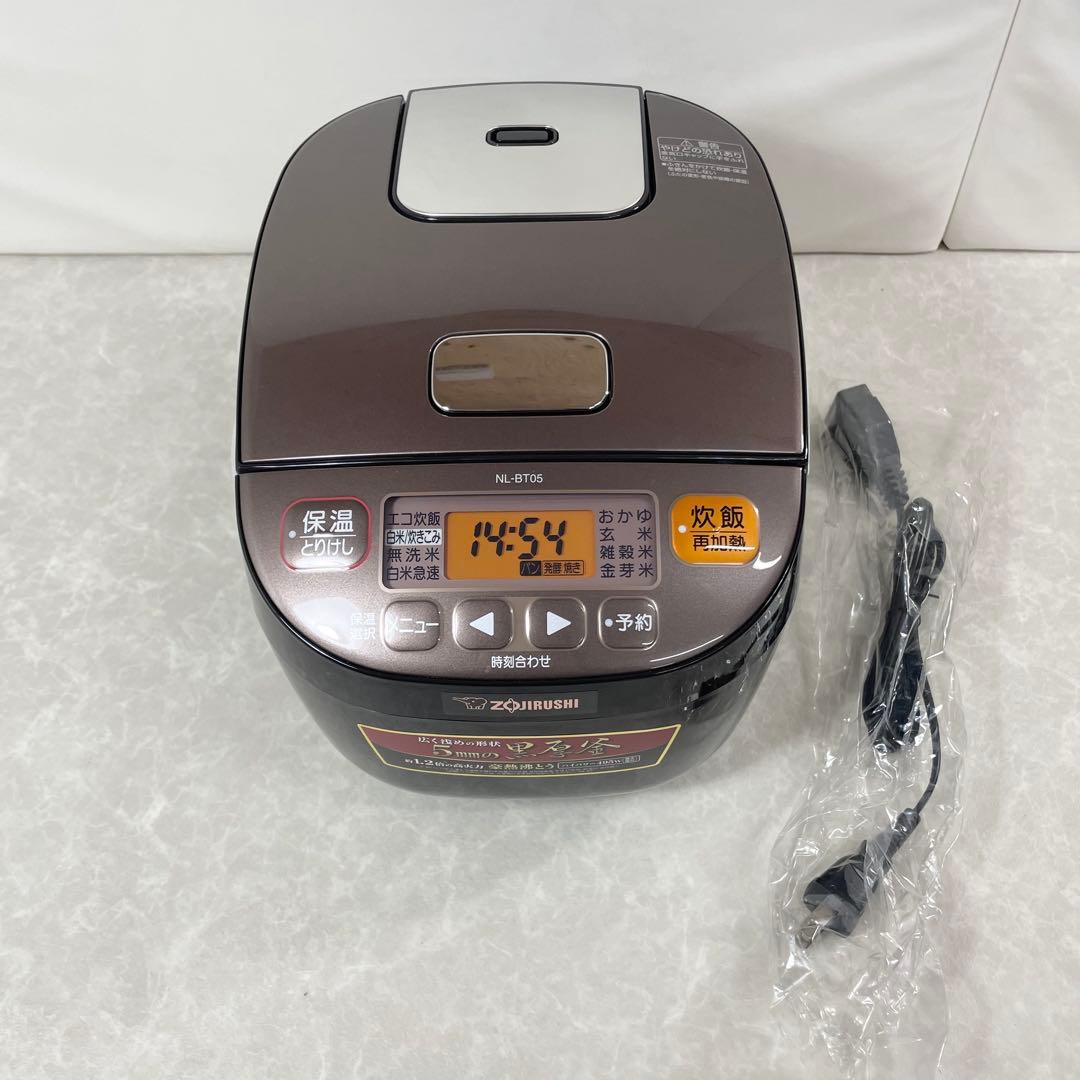 【新品】ZOJIRUSHI NL-BT05-TA 炊飯器 ブラウン 極め炊き