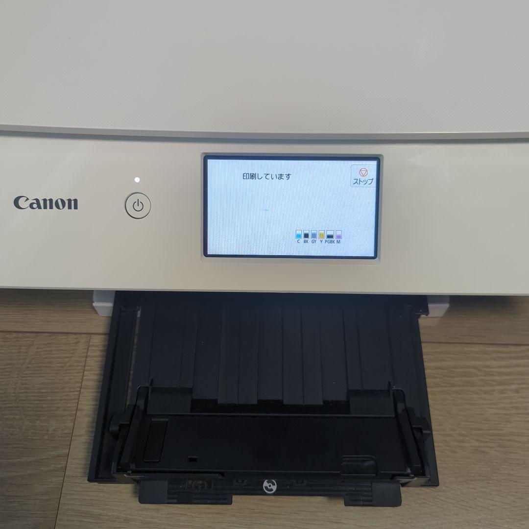 【ジャンク品】Canon TS8430 ホワイト インクジェットプリンター