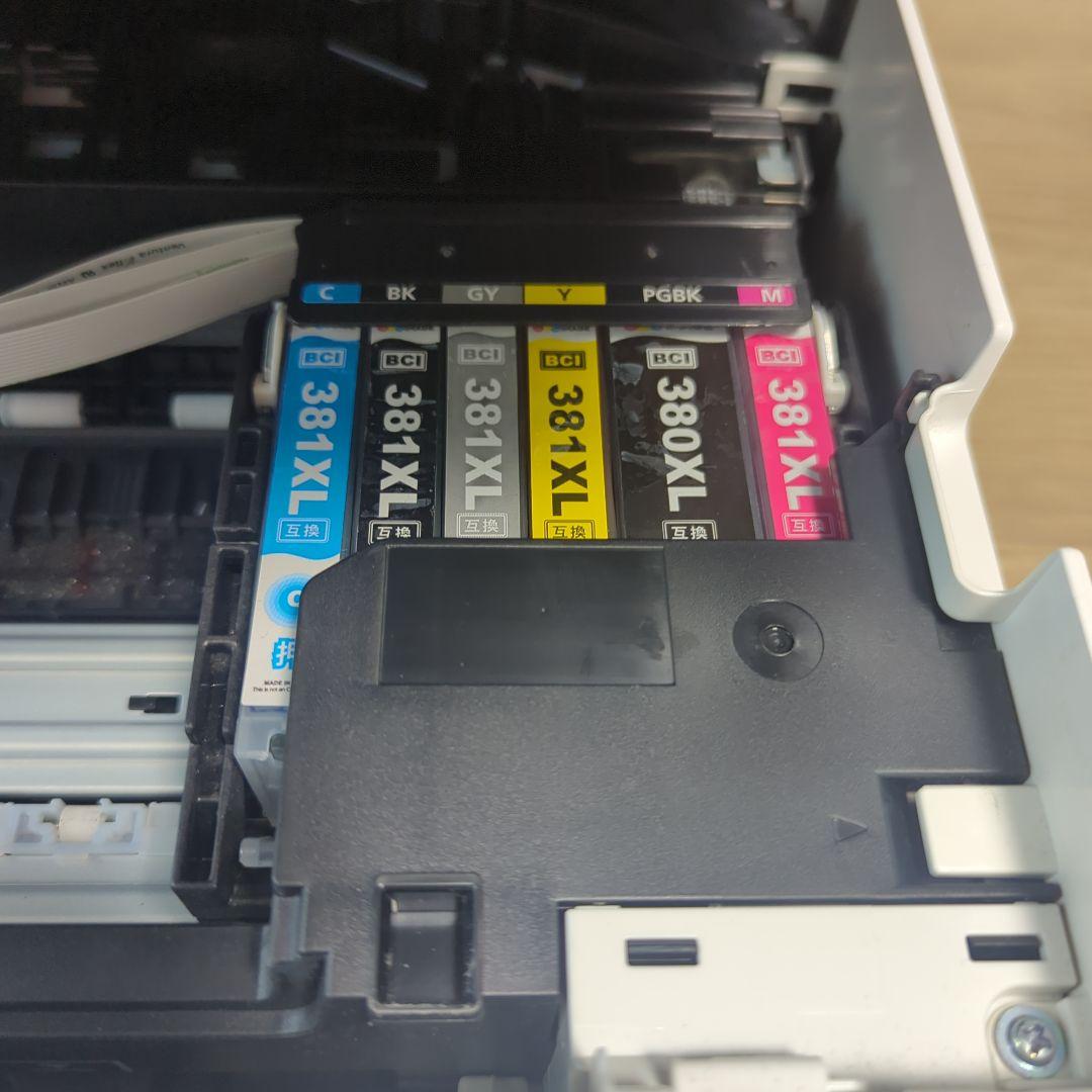 【ジャンク品】Canon TS8430 ホワイト インクジェットプリンター