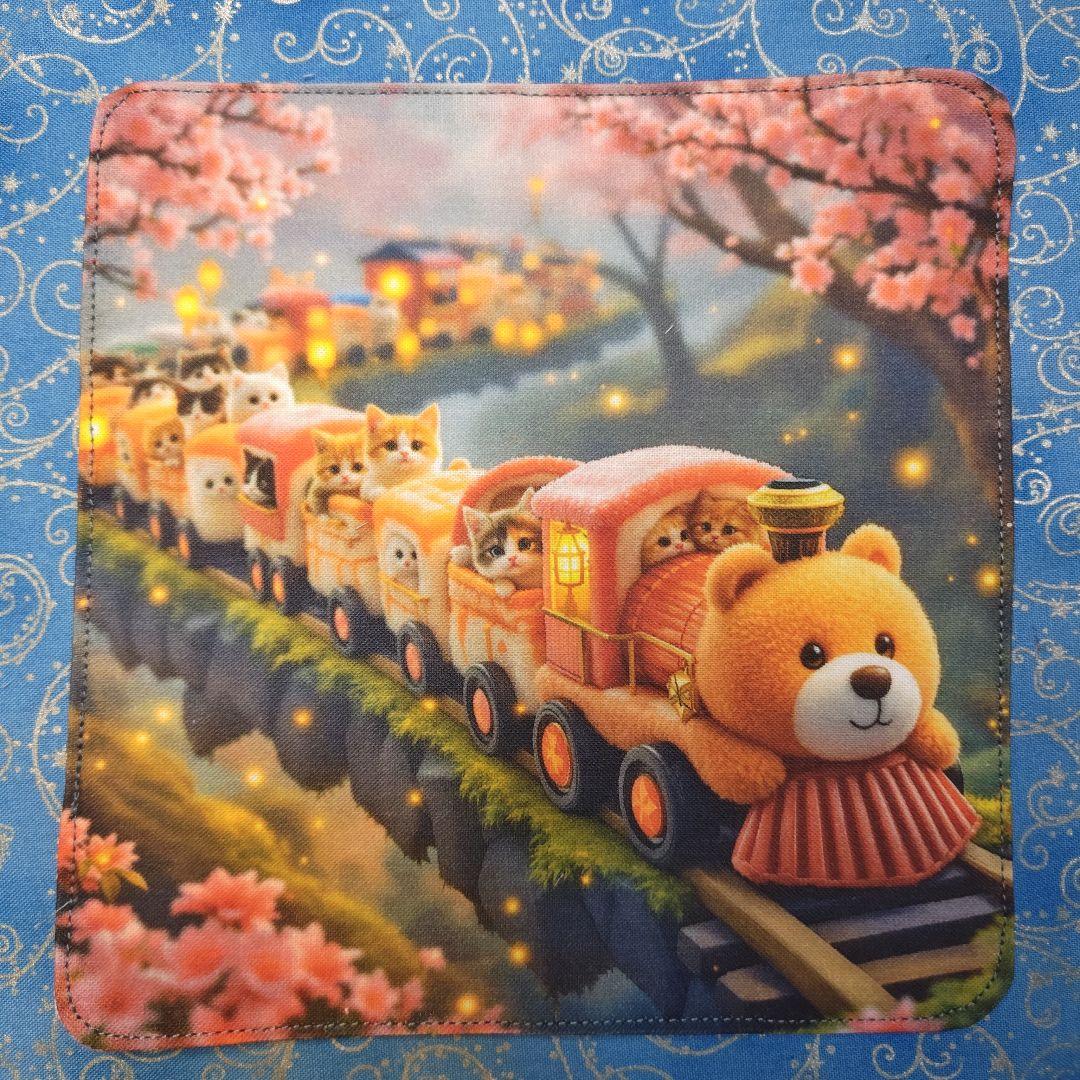 yourelia 　4重ハンカチ　ワンコさん柄　18枚