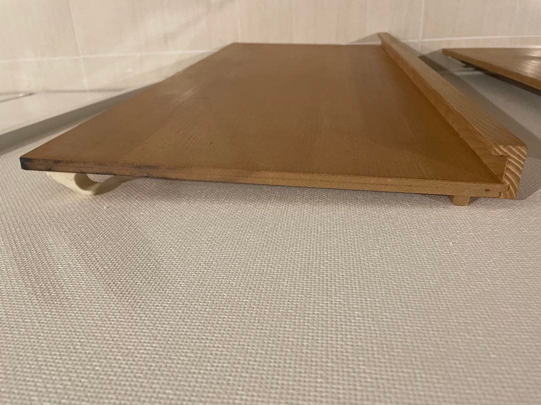 無印良品　木製シェルフ用　タモ材　マガジンホルダー　廃盤品