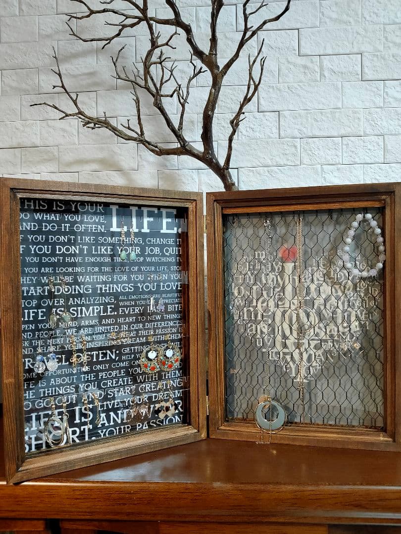 ピアスネックレススタンド【自立タイプ】