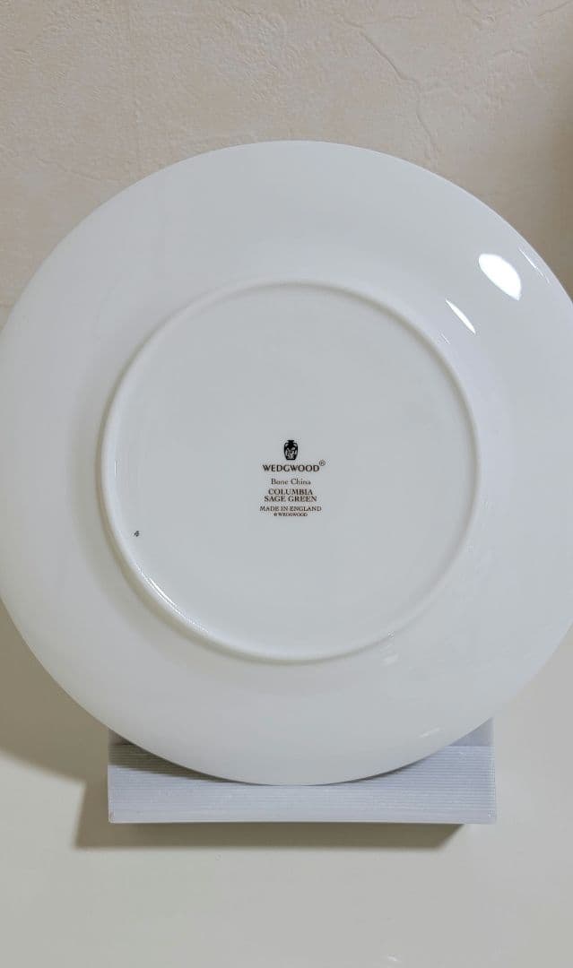 ウェッジウッド　コロンビア　セージグリーンプレート20.5cm　4枚