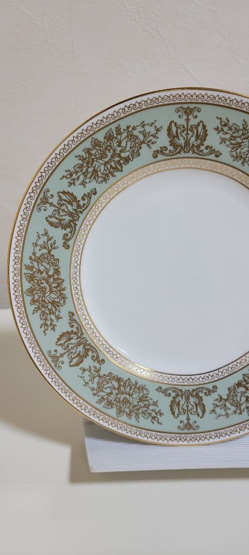 ウェッジウッド　コロンビア　セージグリーンプレート20.5cm　4枚