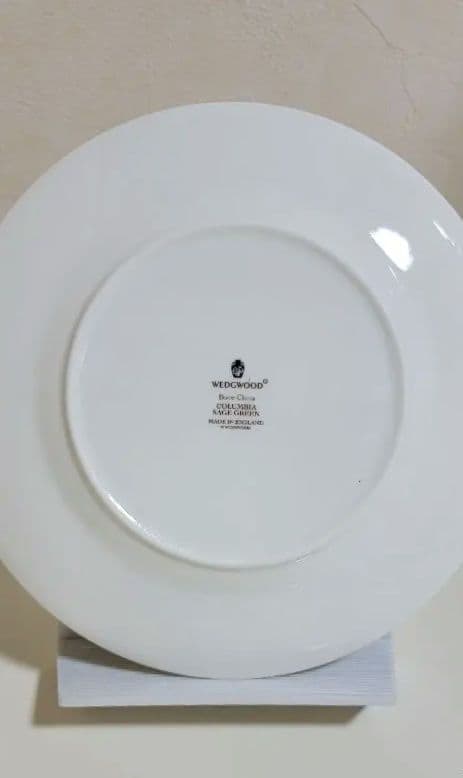 ウェッジウッド　コロンビア　セージグリーンプレート20.5cm　4枚