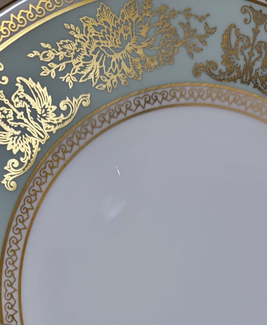 ウェッジウッド　コロンビア　セージグリーンプレート20.5cm　4枚