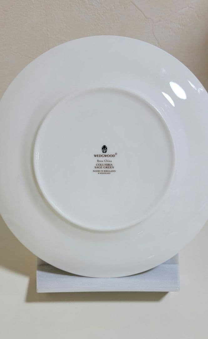 ウェッジウッド　コロンビア　セージグリーンプレート20.5cm　4枚