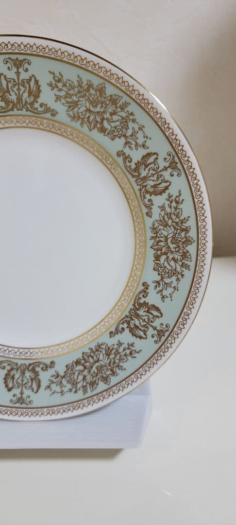 ウェッジウッド　コロンビア　セージグリーンプレート20.5cm　4枚